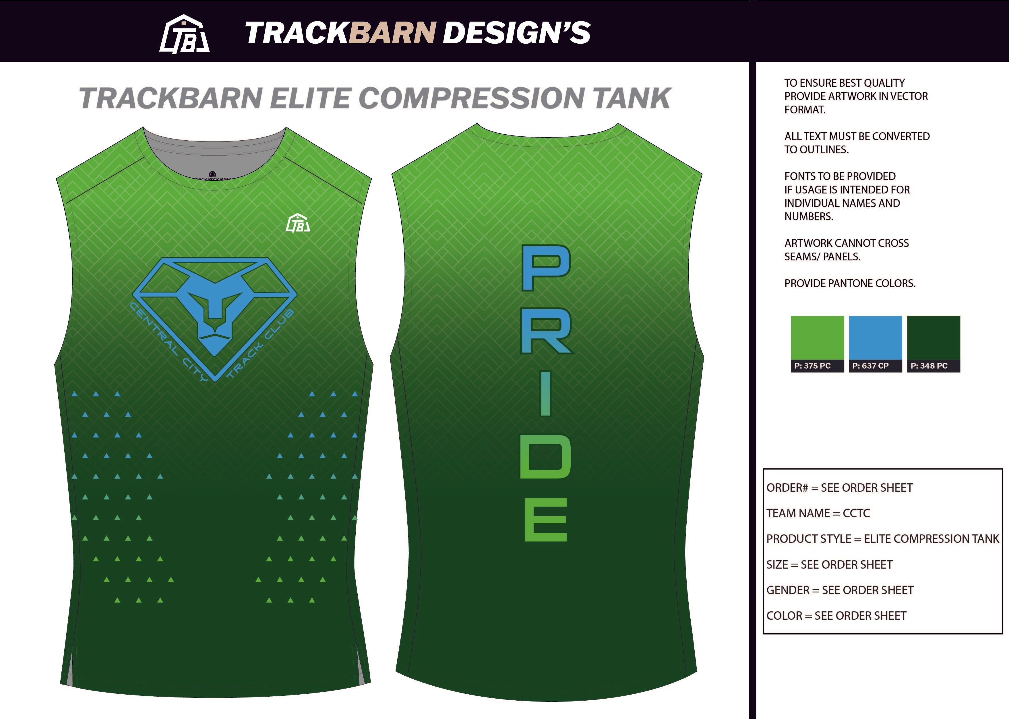 Central-City-TC Youth Compression Tank
