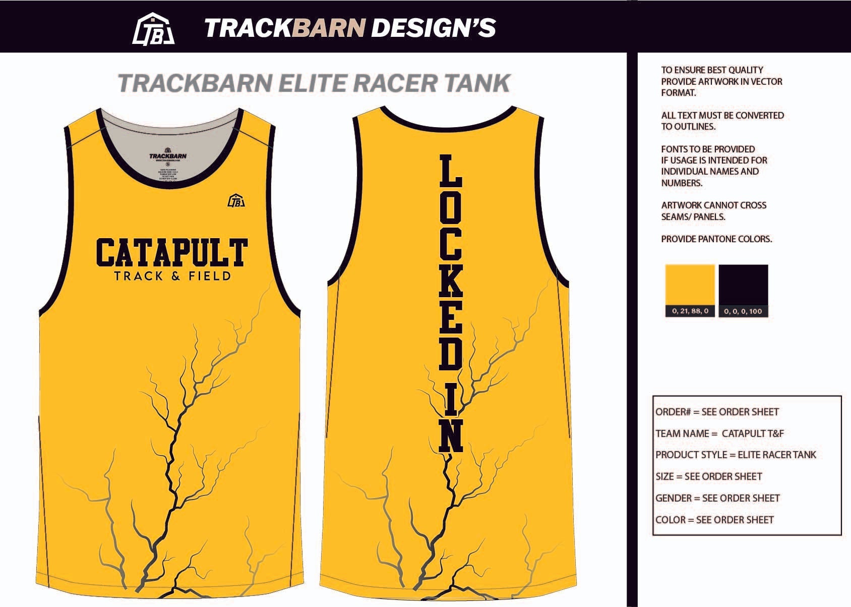 Catapult-T&F- Youth Track Singlet