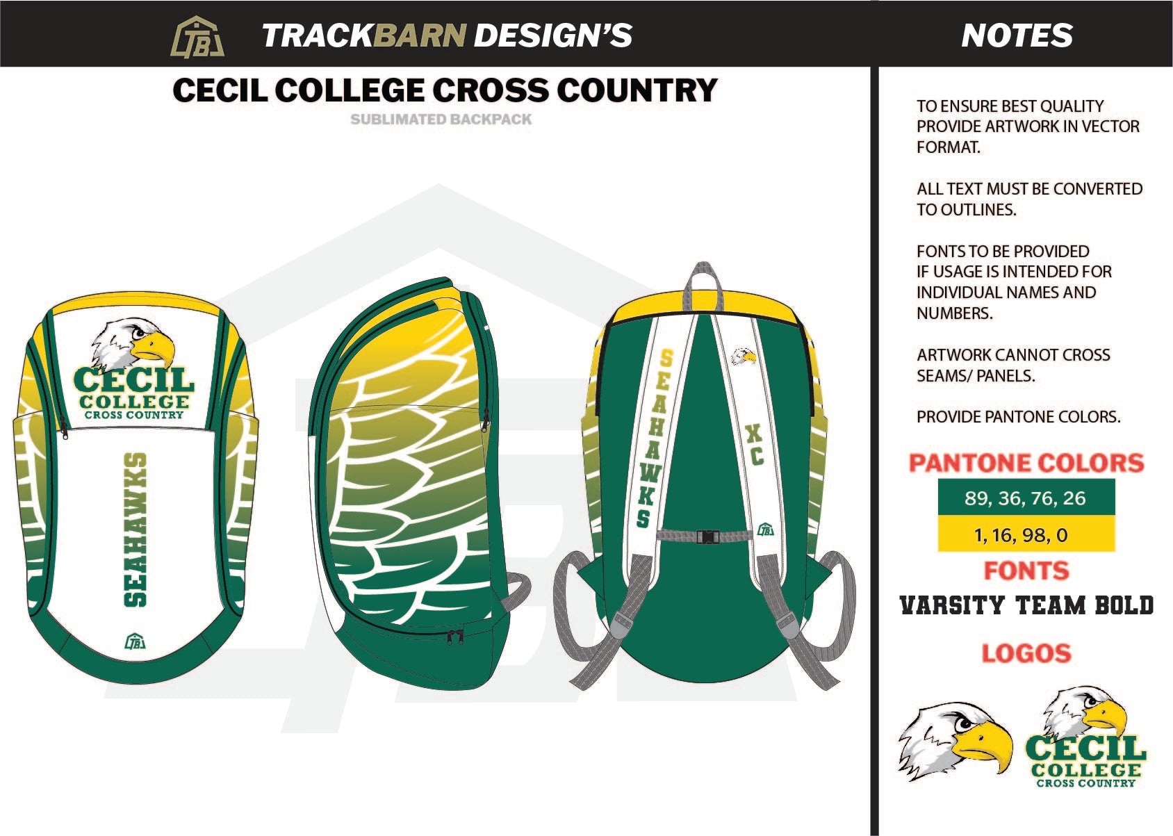 Cecil-College- Backpack