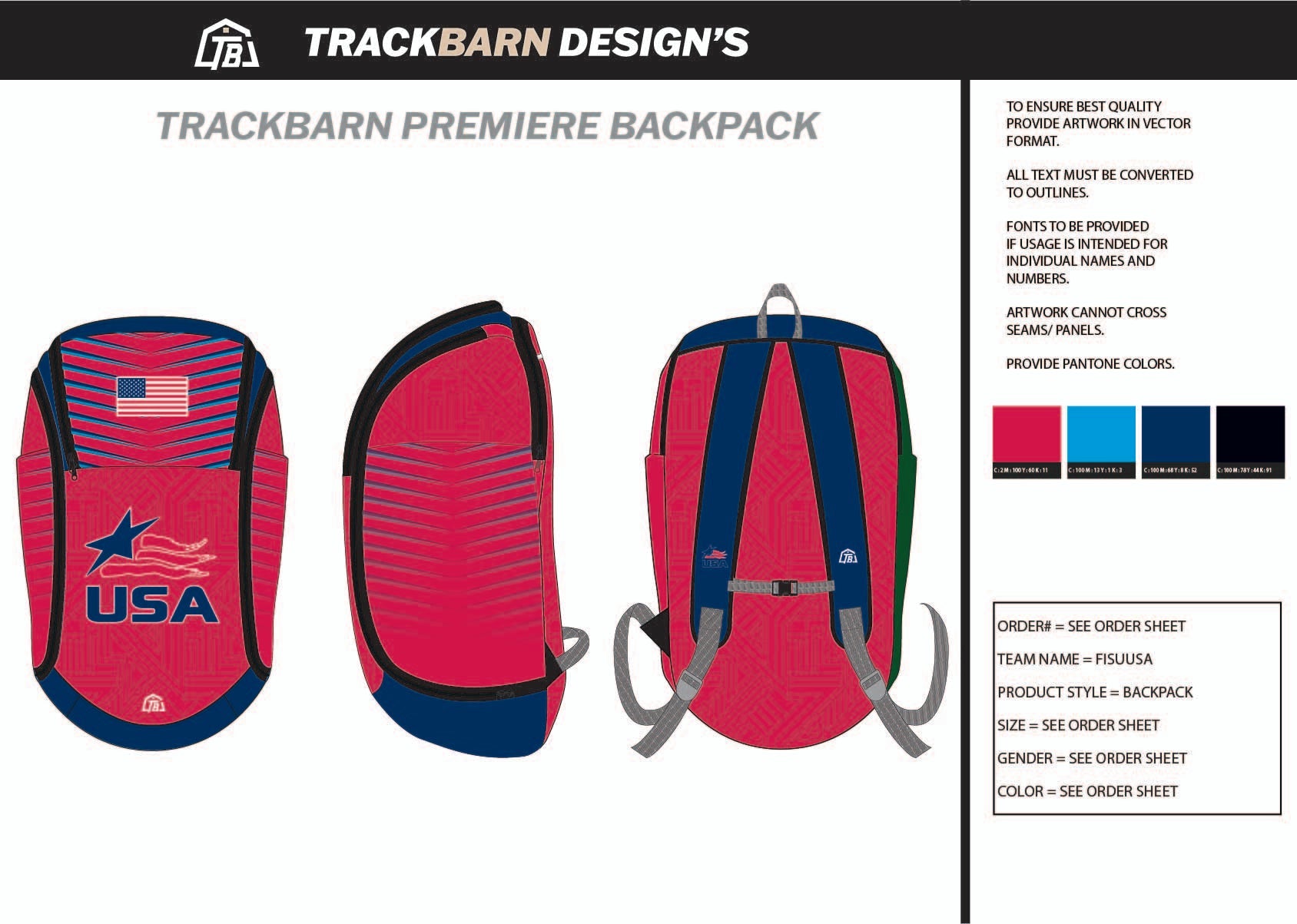 FISU-USA- Backpack