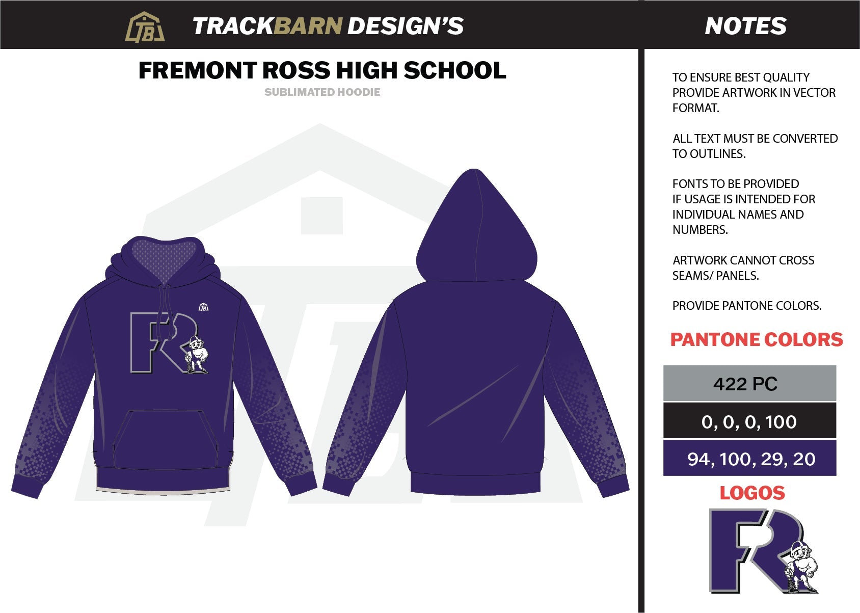 Freemont-Ross- Womens Pullover Hoodie