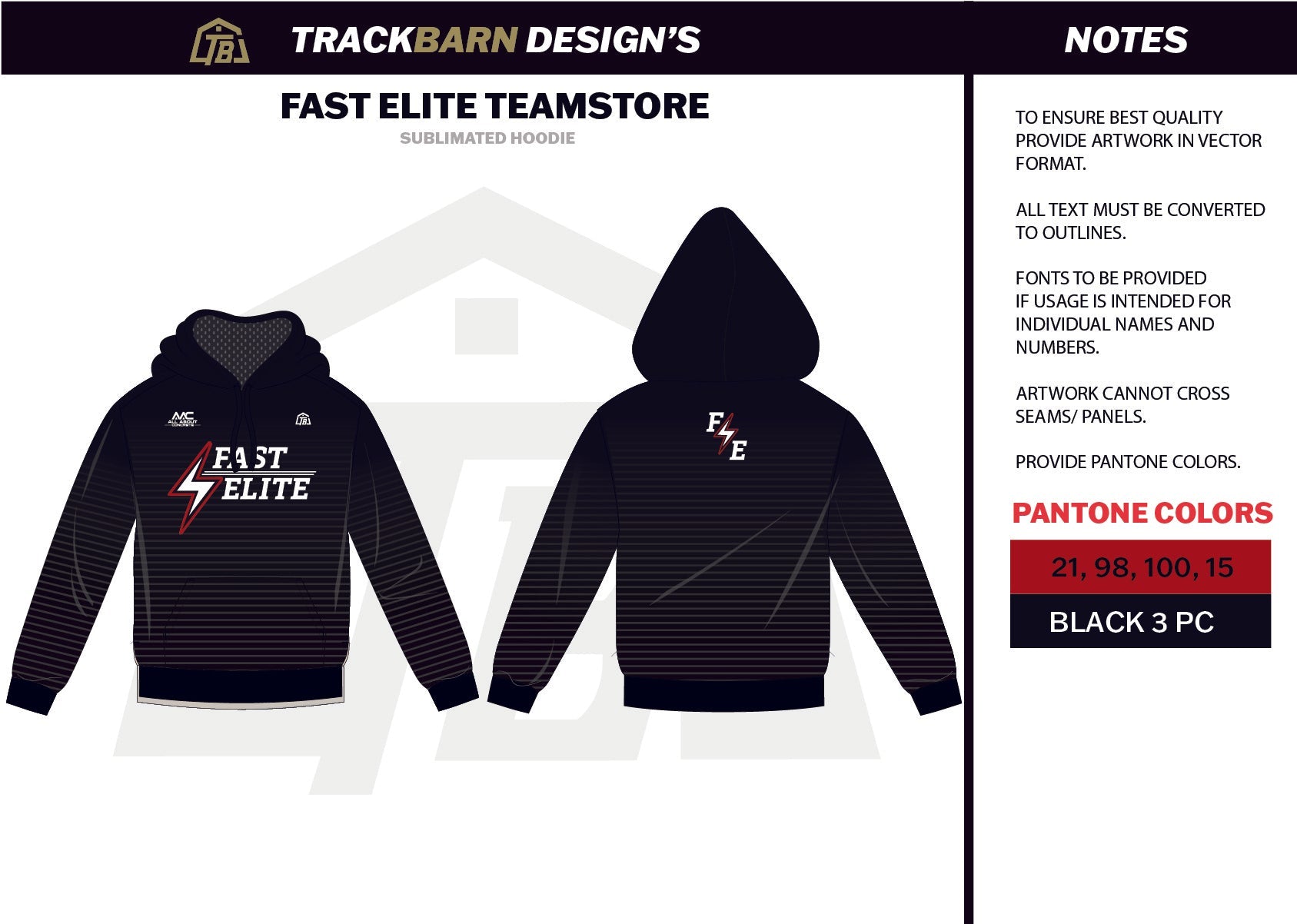 Fast-Elite- Youth Pullover Hoodie