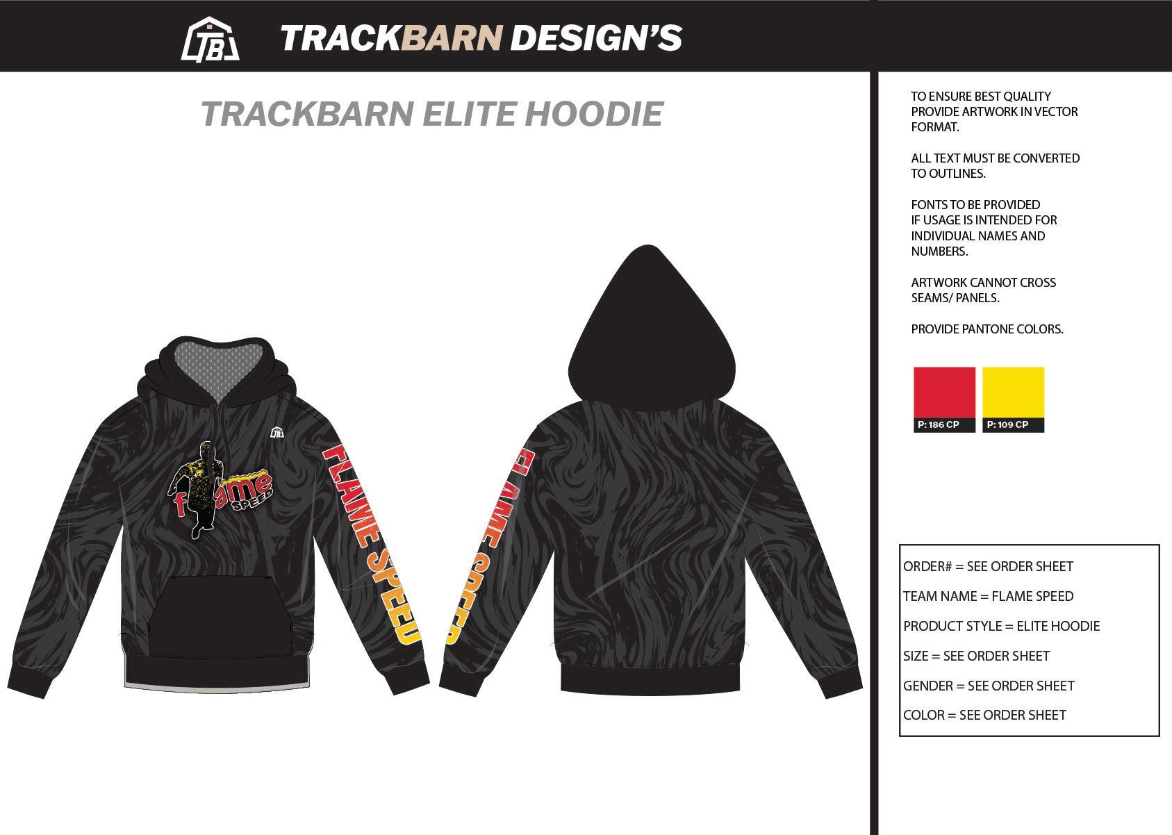 Flame-Speed- Youth Pullover Hoodie