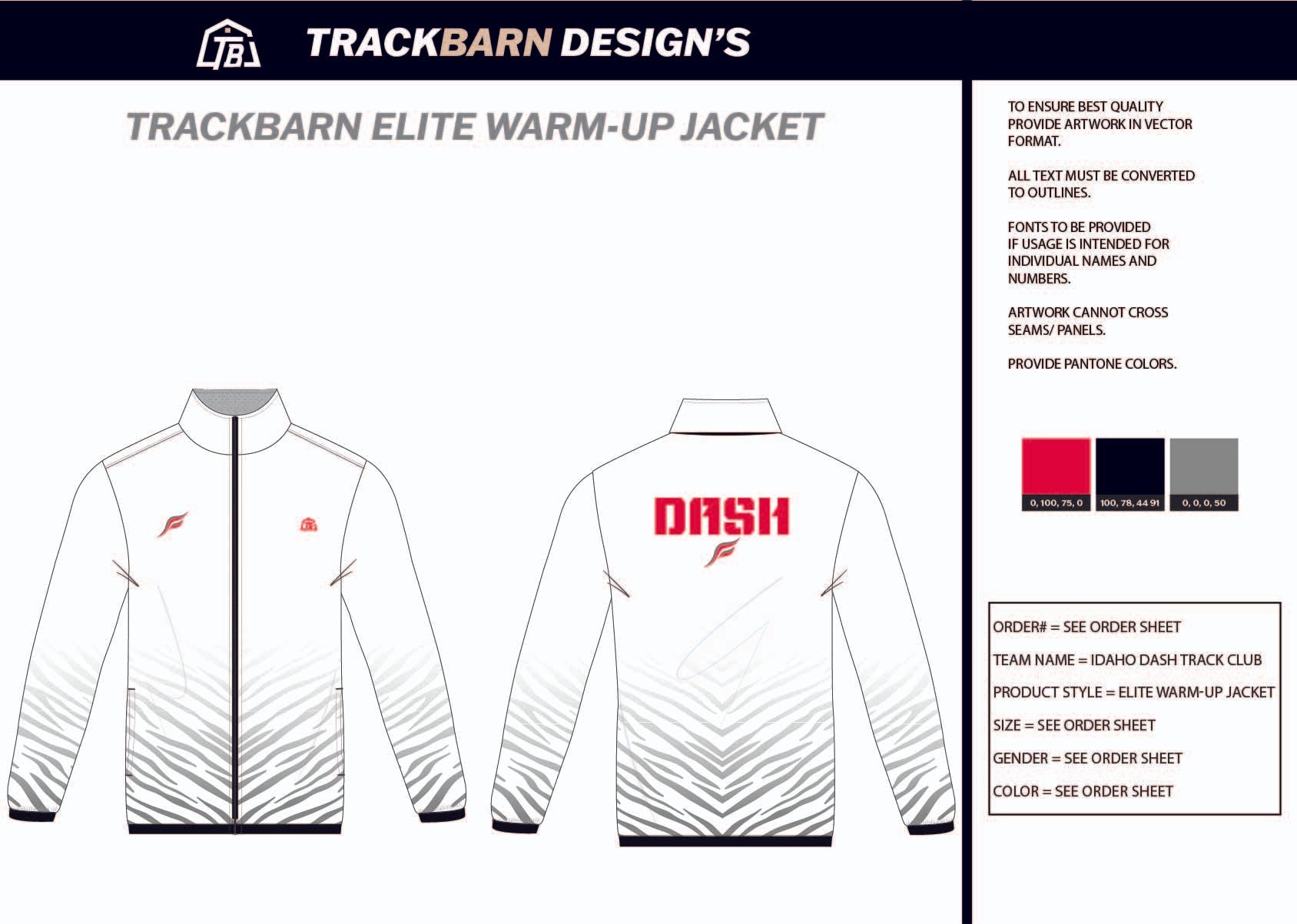 Idaho-Dash-TC Mens Full Zip Jacket