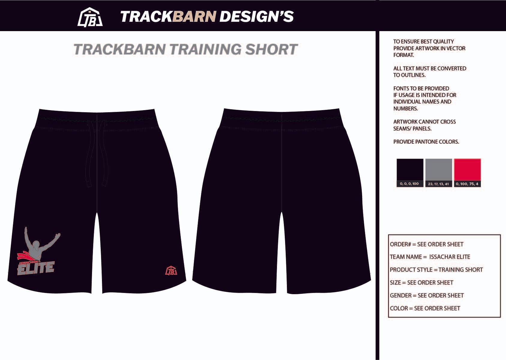 IssaChar-Elite- Mens Knit Shorts 9"