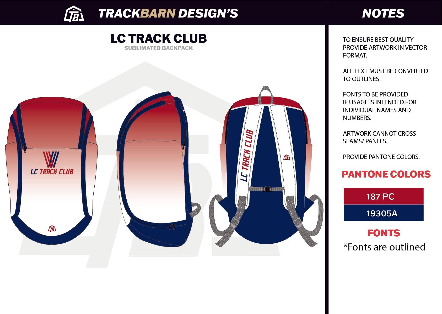 LC-Track-Club Backpack