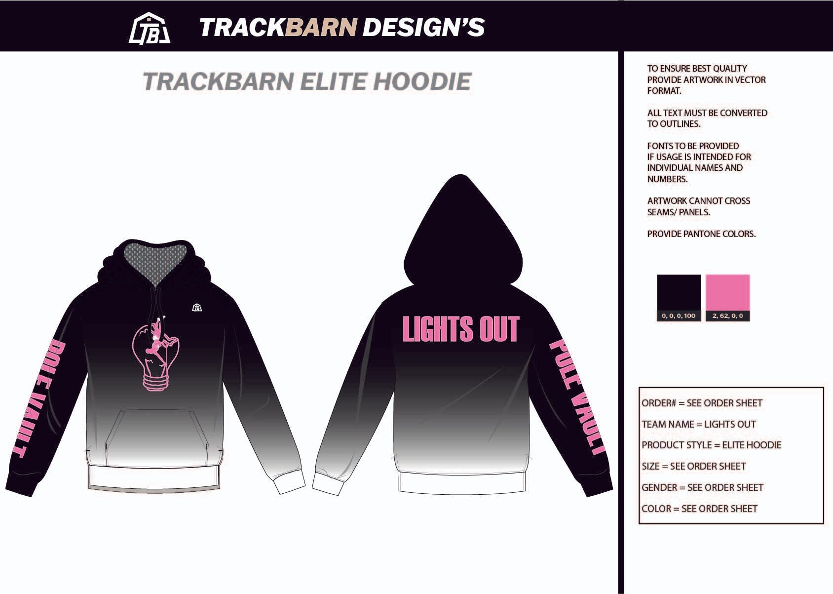 Lights-Out-PV Girls Pullover Hoodie