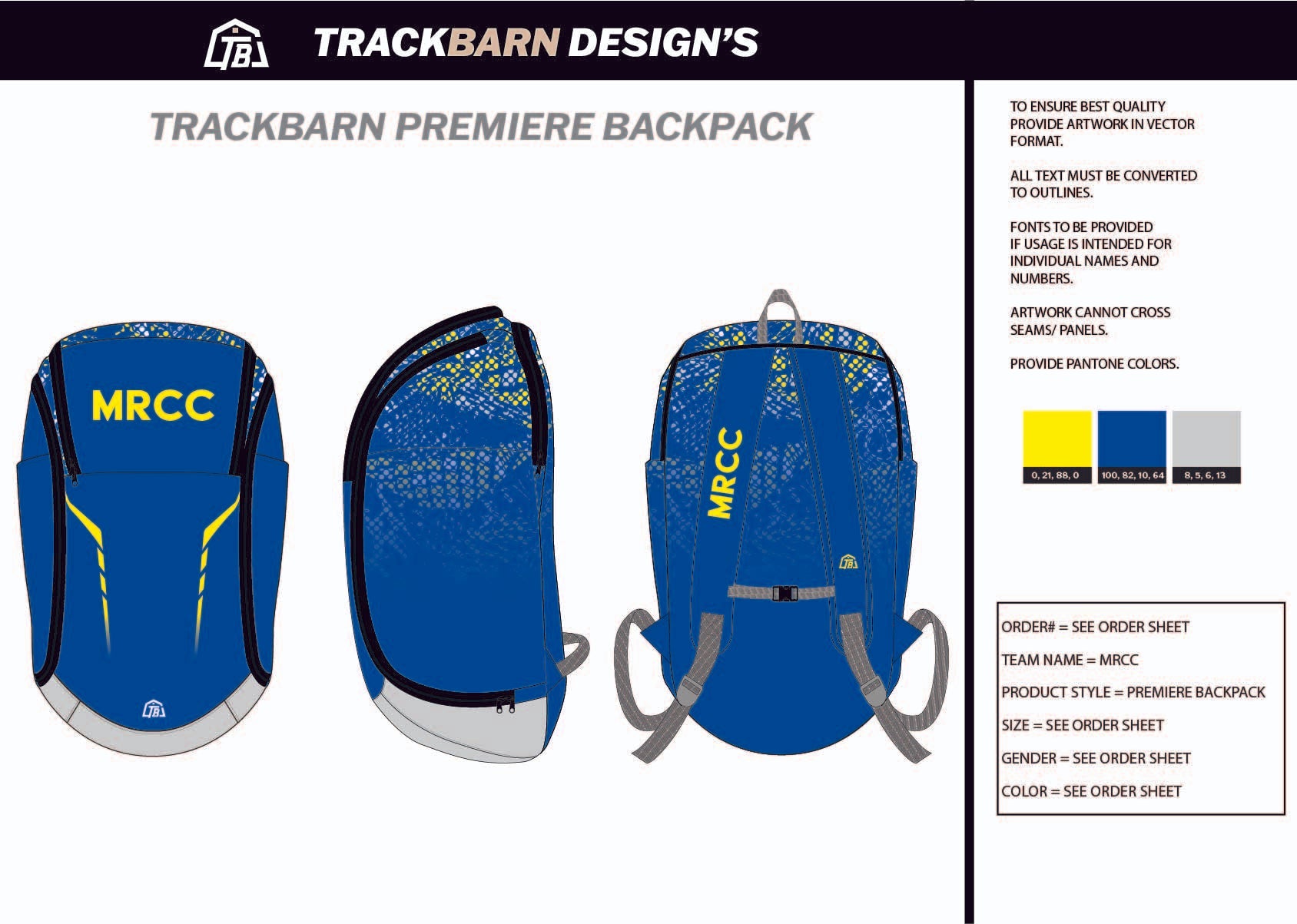 MRCC-- Backpack