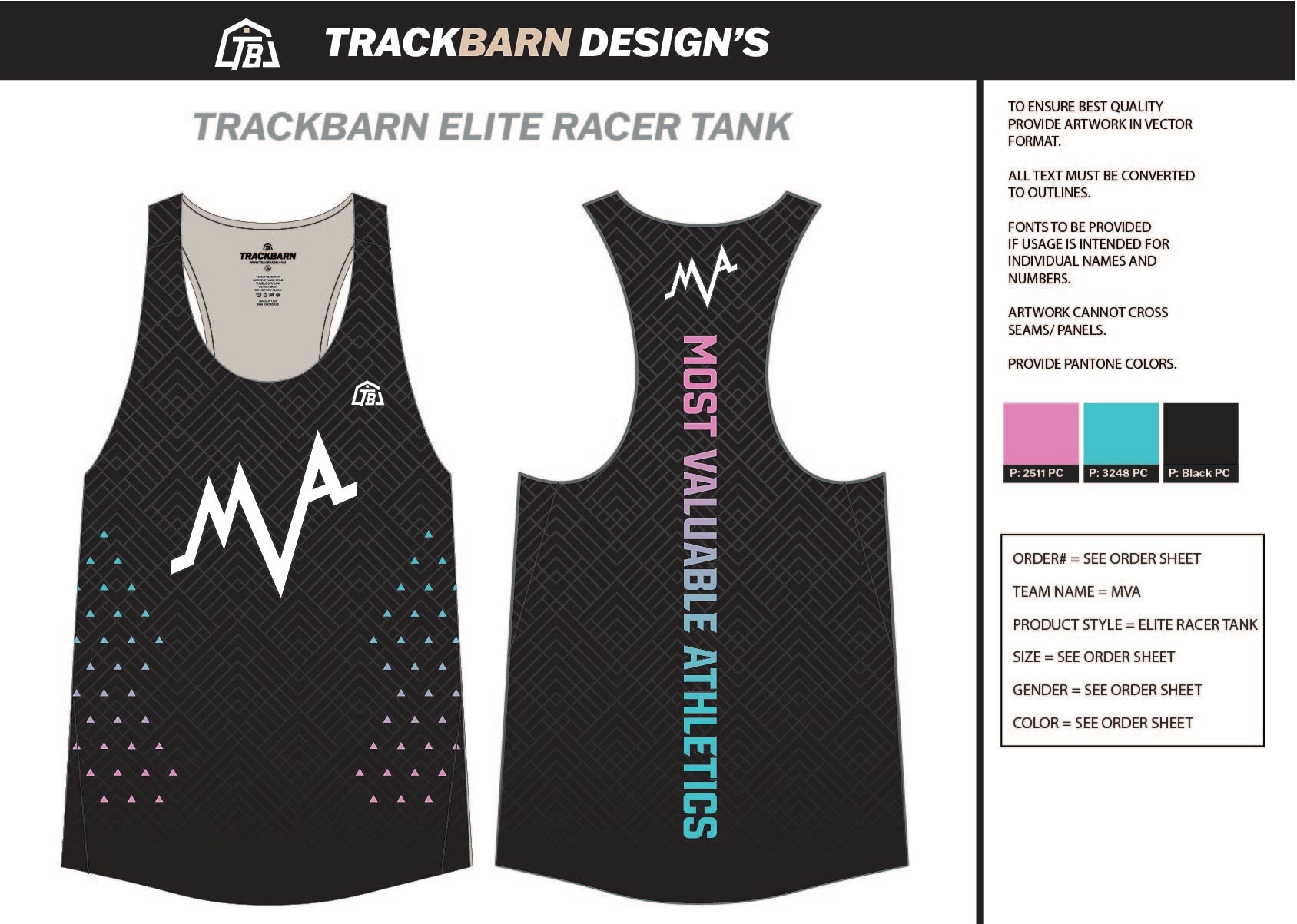 Most-Valuable-Athletics Youth Track Singlet