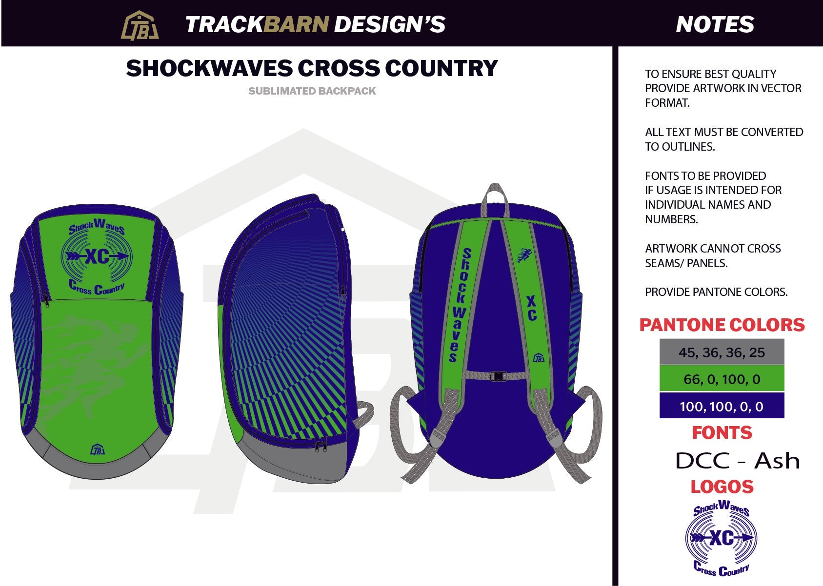 Shockwaves-- Backpack