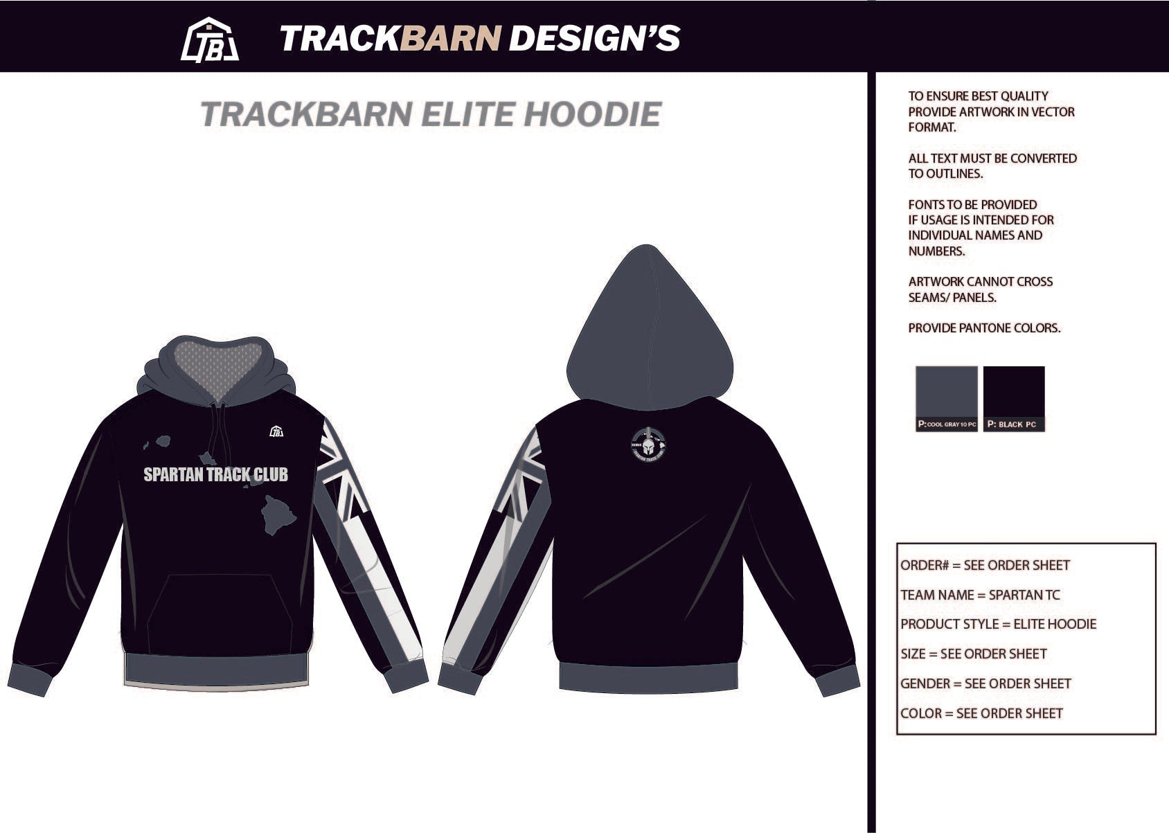 Spartan-TC- Youth Pullover Hoodie