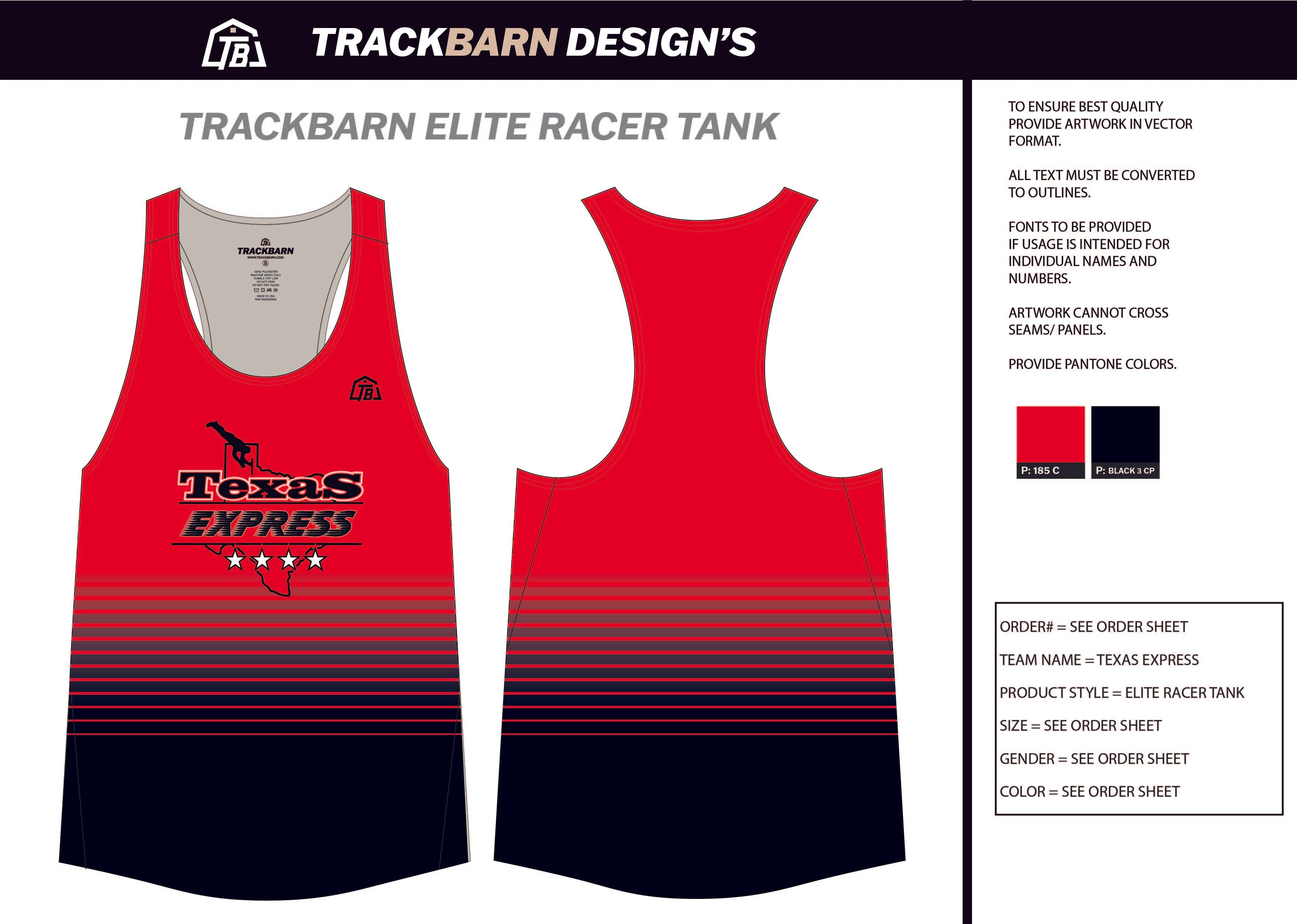 Texas-Express- Youth Track Singlet