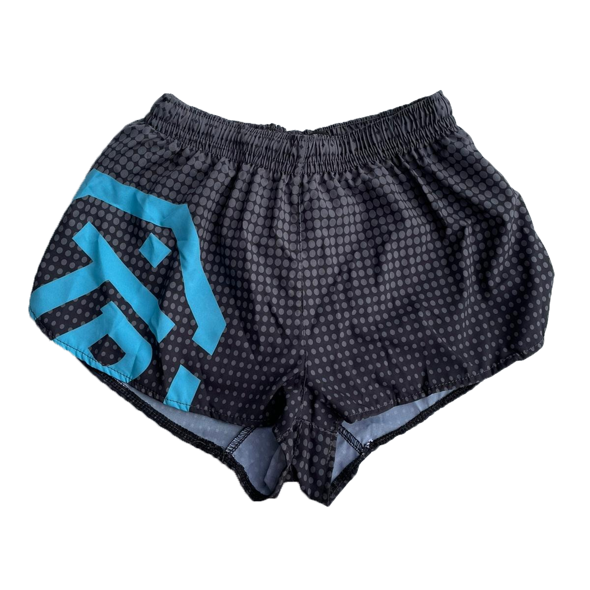 Split Shorts with Blue Logo