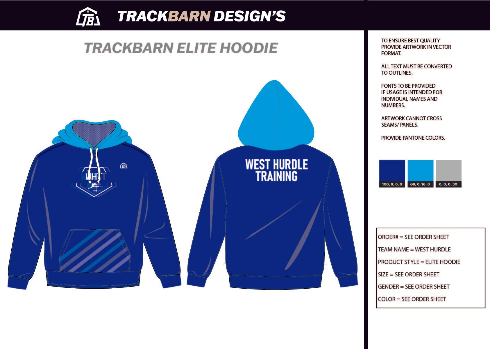 West-Hurdle-Training Youth Pullover Hoodie